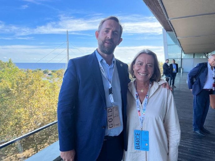 Isabel Albás en la II Convención Turespaña de Barcelona.