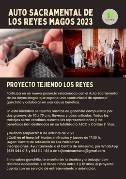 El Ayuntamiento de El Viso impulsa el proyecto 'Tejiendo Los Reyes'.