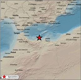 Terremoto registrado en Alborán Sur