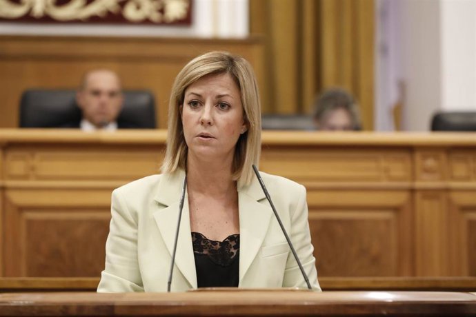 La portavoz del PSOE en las Cortes, Isabel Abengózar