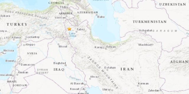 Terremoto de magnitud 5,4 en el noroeste de Irán