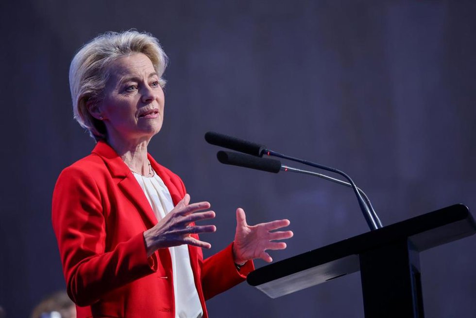 La presidenta de la Comisión Europea, Ursula von der Leyen