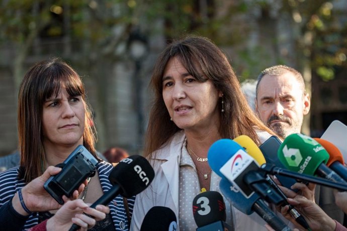 La presidenta de Junts, Laura Borrs