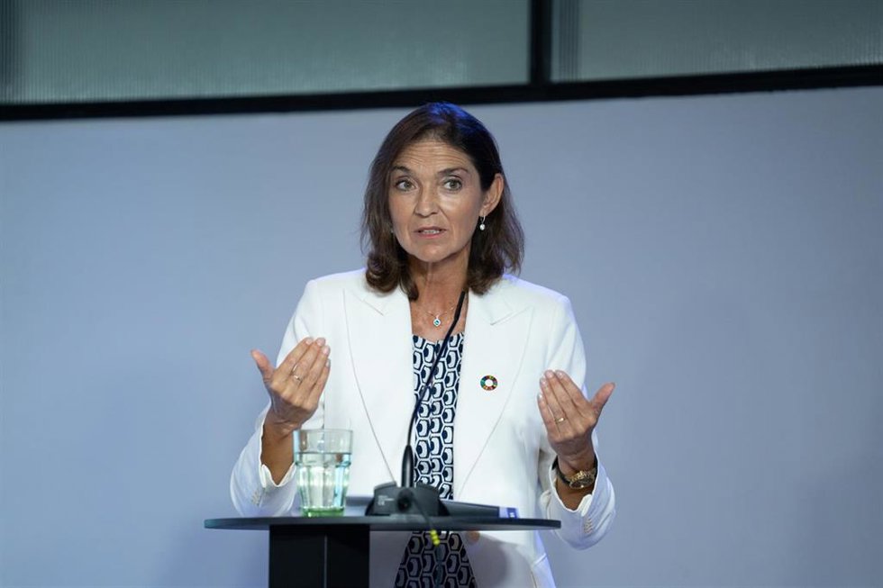 La ministra de Industria, Comercio y Turismo, Reyes Maroto, en una imagen de archivo.