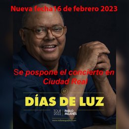 Reprogramación del concierto de Pablo Milanés en Ciudad Real