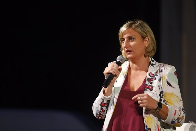 La presidenta en funciones del Parlament de Catalunya y vicepresidenta primera, Alba Vergs. ARCHIVO.