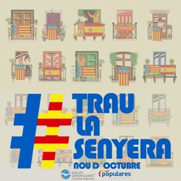 Campanya de NNGG Trau la Senyera