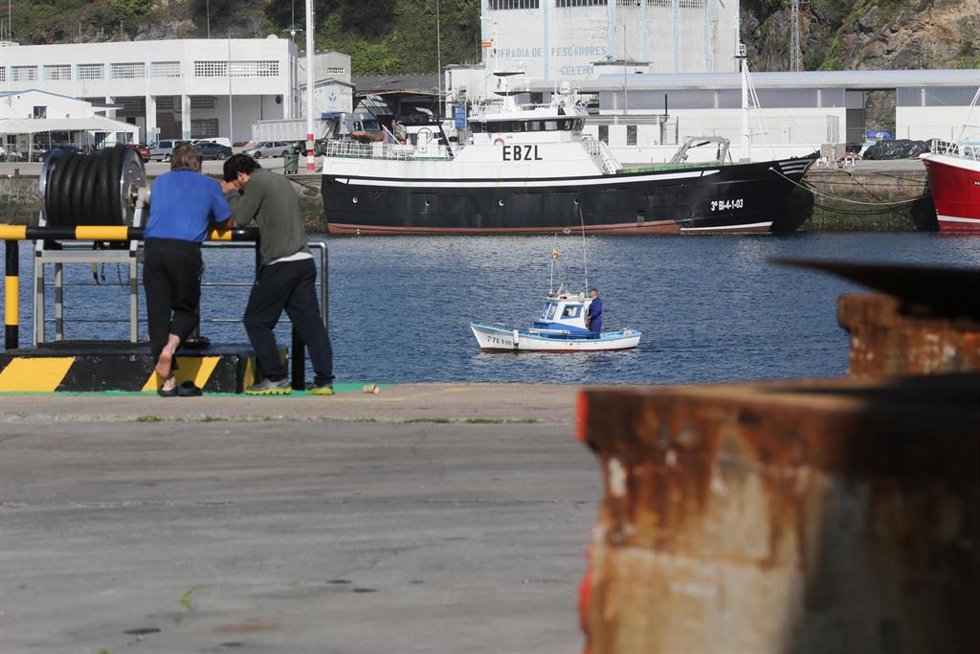 Barcos en el Puerto de Viveiro, a 3 de octubre de 2022.