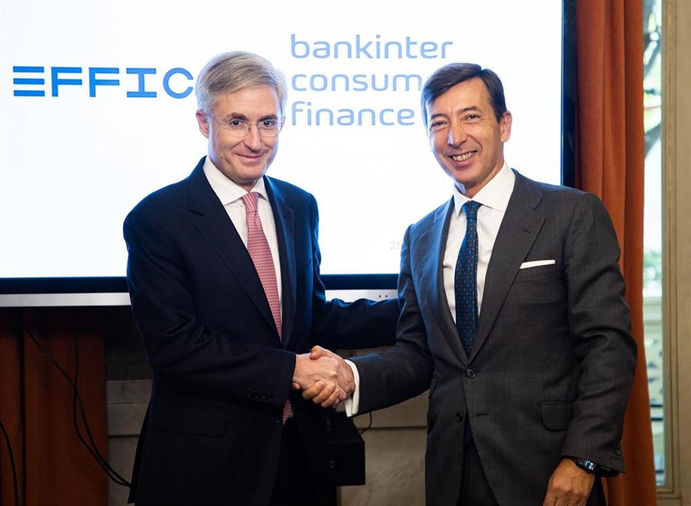 Eduard Mendiluce (Effic) y Alfonso Saez (Bankinter)