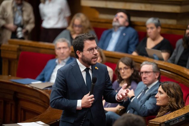 El president de la Generalitat, Pere Aragonès