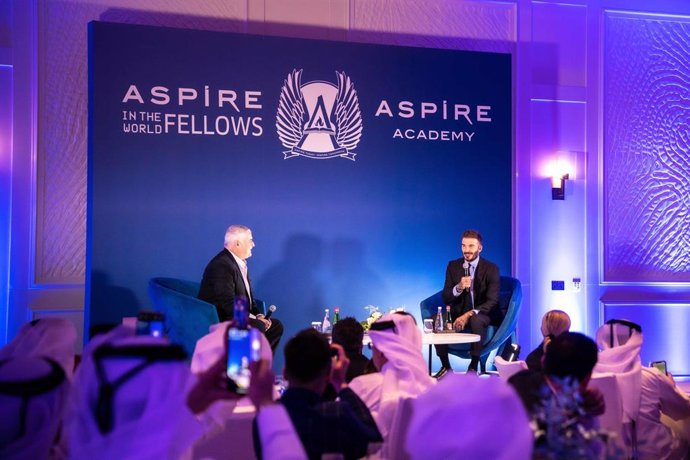 Infantino and Beckham Hail Aspire Academy as Integral to Qatars World Cup Legacy as Global Summit 2022 Ends