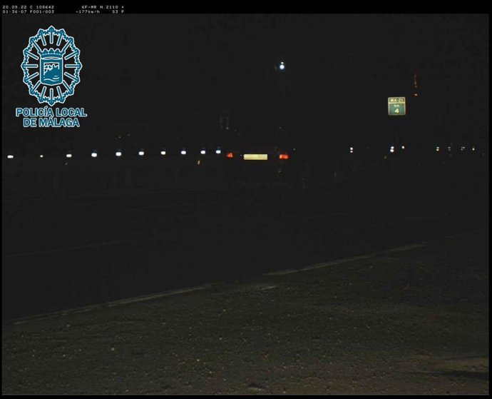 Investigado por circular a 177 kilómetros hora en una vía interurbana con límite de 80