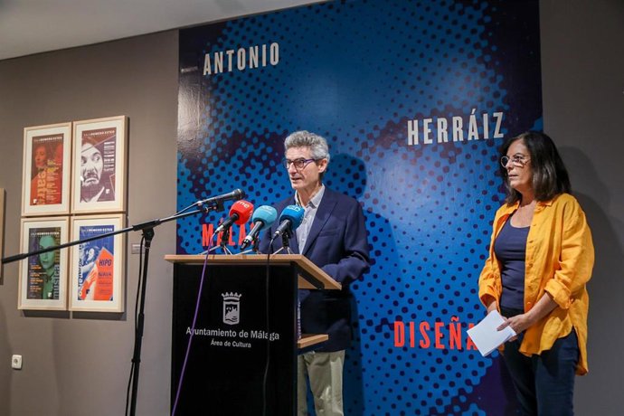 Inauguración de la exposición 'Antonio Herráiz. Málaga diseñada 1983-2021'