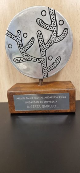 Inserta Empleo Andalucía recibe el premio a la Empresa de la Federación Salud Mental Andalucía.