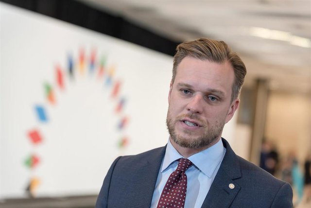 El ministro de Asuntos Exteriores de Lituania, Gabrielius Landsbergis.
