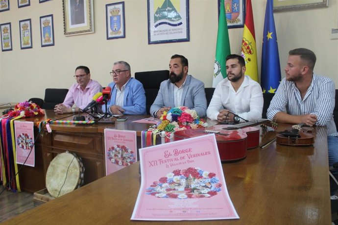 Presentación de la XII edición del Festival de Verdiales Villa de la Pasa de El Borge.