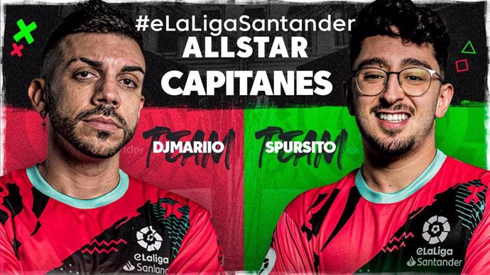 DjMariio y Spursito serán los capitanes de eLaLigaSantander AllStar