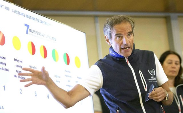 Archivo - Rafael Grossi, director del OIEA