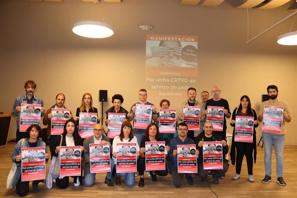 Convocan una manifestación el 6 de noviembre por una televisión y radio gallegas públicas "al servicio del pueblo"