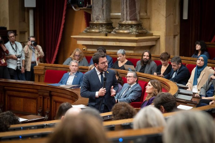 El president de la Generalitat, Pere Aragons