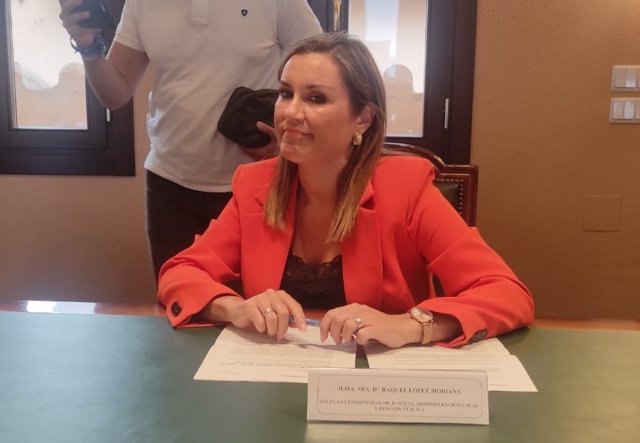 La delegada de Justicia, Administración Local y Función Pública de la Junta de Andalucía en Córdoba, Raquel López.