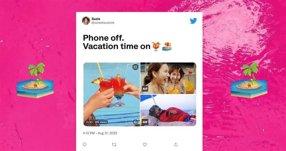 Captura de las nuevas publicaciones mixtas de Twitter
