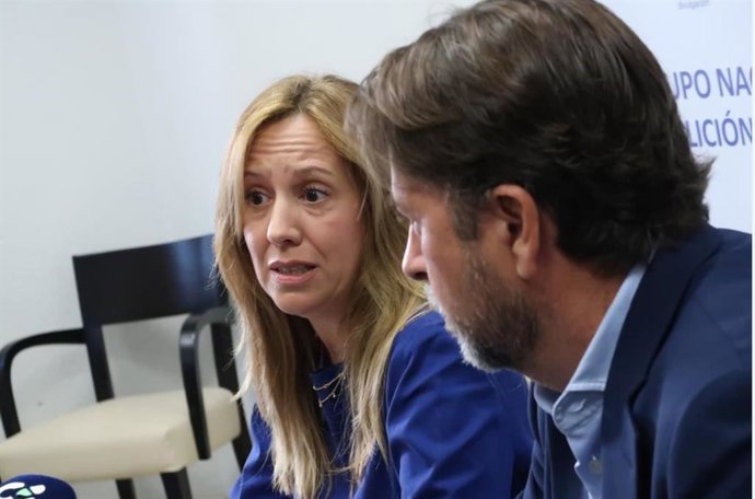 La diputada autonómica Rosa Dávila y el portavoz de CC en el Cabildo de Tenerife, Carlos Alonso