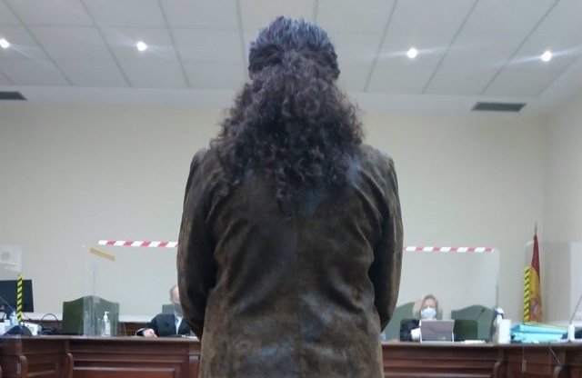 La exalcaldesa de Boecillo, durante el juicio en la Audiencia de Valladolid.