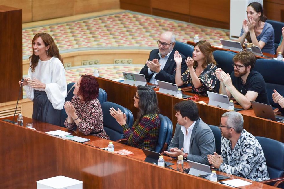 La portavoz de Más Madrid en la Asamblea, Mónica García. Archivo. 