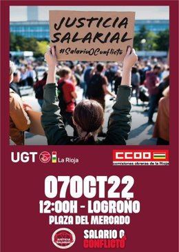 Concentración prevista por el Día del Trabajo Decente