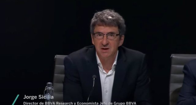Archivo - El director de BBVA Research, Jorge Sicilia.
