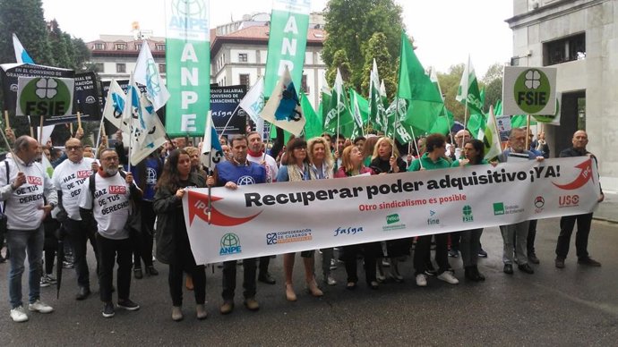 Concentración de los sindicatos independientes.