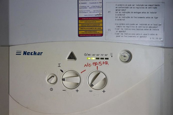 Archivo - Una caldera de un edificio