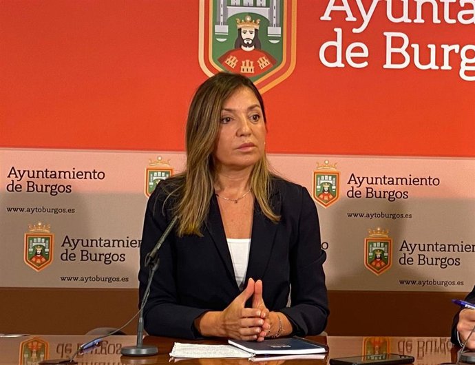 La portavoz del PP en el Ayuntamiento de Burgos.