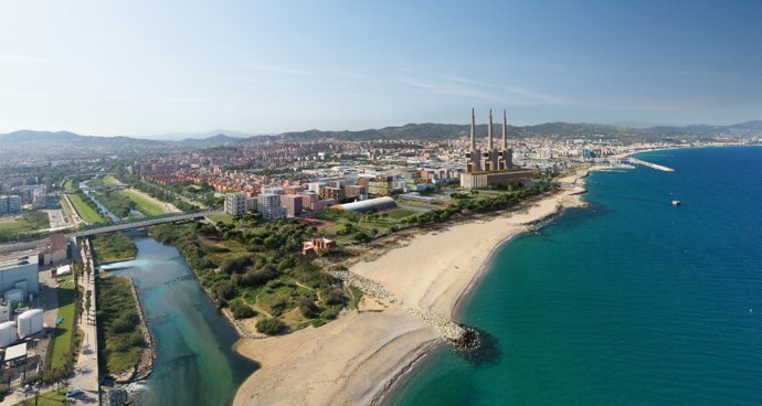 Imagen virtual del desarrollo urbanístico de las Tres Xemeneies una vez finalizado.