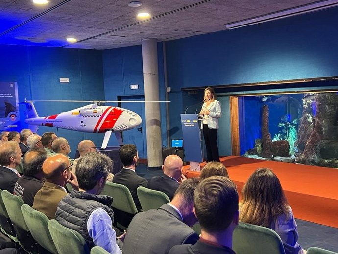 La secretaria general de Transportes y Movilidad, María José Rallo, en el evento de presentación del proyecto iSAR