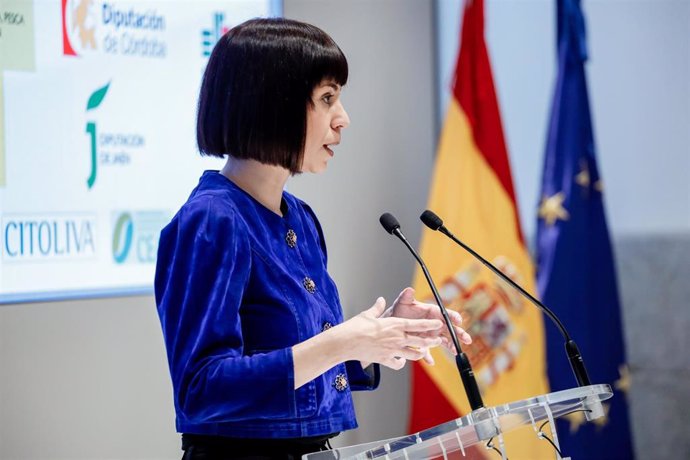 La ministra de Ciencia e Innovación, Diana Morant, interviene durante el acto de presentación del estudio CordioPrev, en el Ministerio de Agricultura, a 20 de septiembre de 2022, en Madrid (España). Cordioprev es un estudio de intervención en el que un 