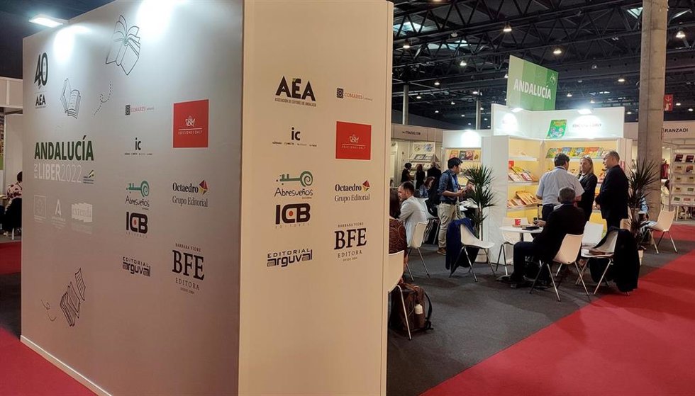 Stand de Andalucía en la Feria Internacional del Libro-Liber