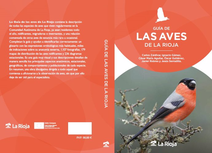 La nueva 'Guía de las Aves de La Rioja' recoge las 236 especies de aves silvestres