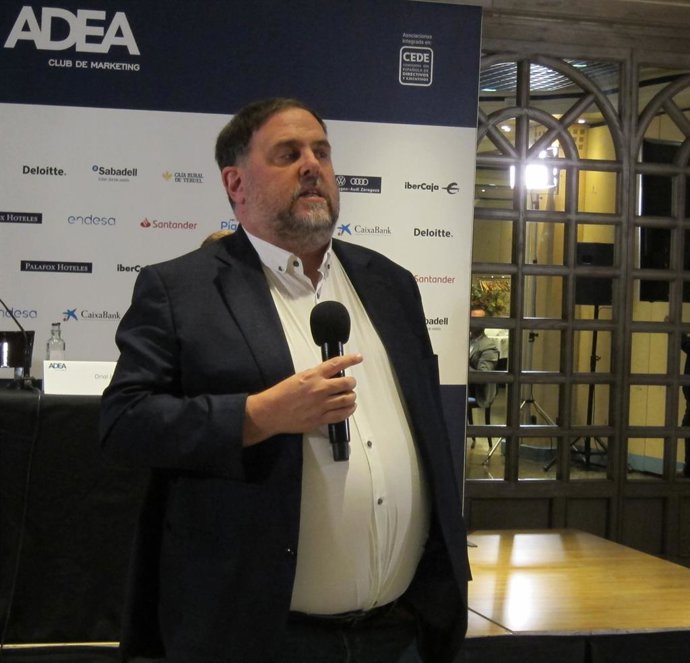 El president d'ERC, Oriol Junqueras