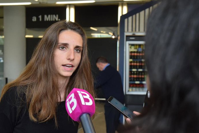 La secretaria de Feminismos de Podemos Baleares, Lucía Muñoz.