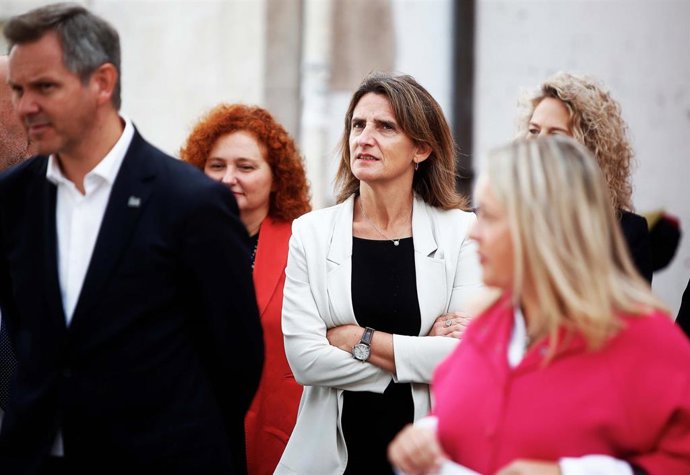 La ministra para la Transición Ecológica, Teresa Ribera, visita un proyecto de modernización energética, a 6 de octubre de 2022, en Ares, A Coruña (Galicia).
