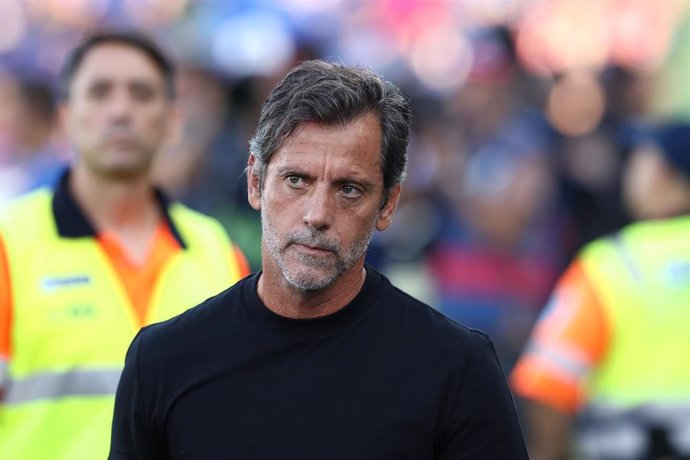 Archivo - El entrenador del Getafe, Quique Sánchez Flores