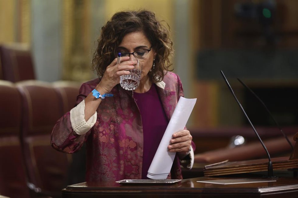 La ministra de Hacienda, María Jesús Montero.