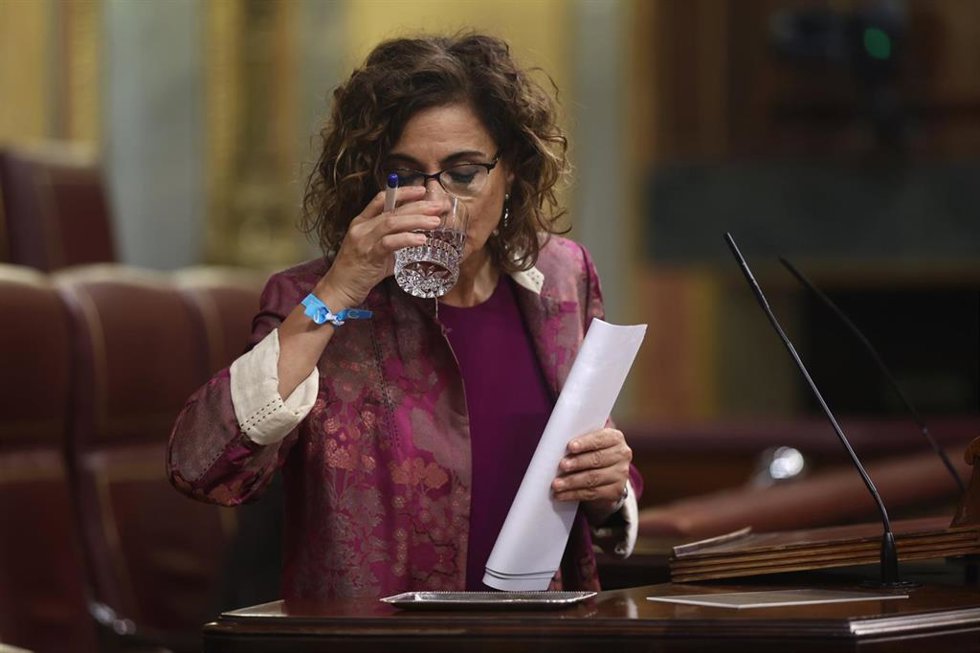 La ministra de Hacienda, María Jesús Montero.