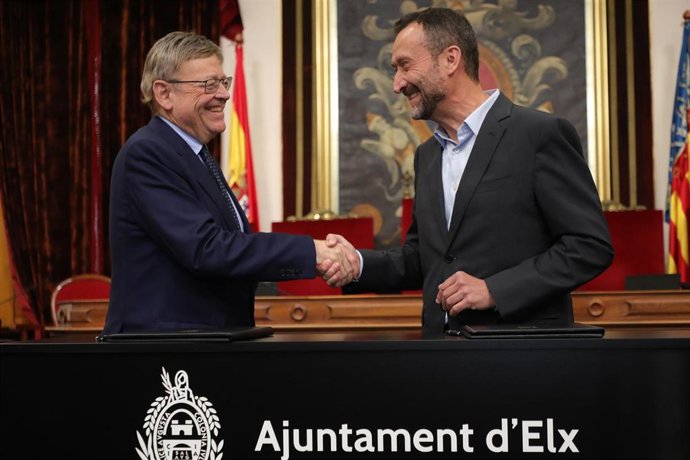 Puig confirma el "apoyo" del Consell a la candidatura de Elche como sede de la Agencia Espacial Española