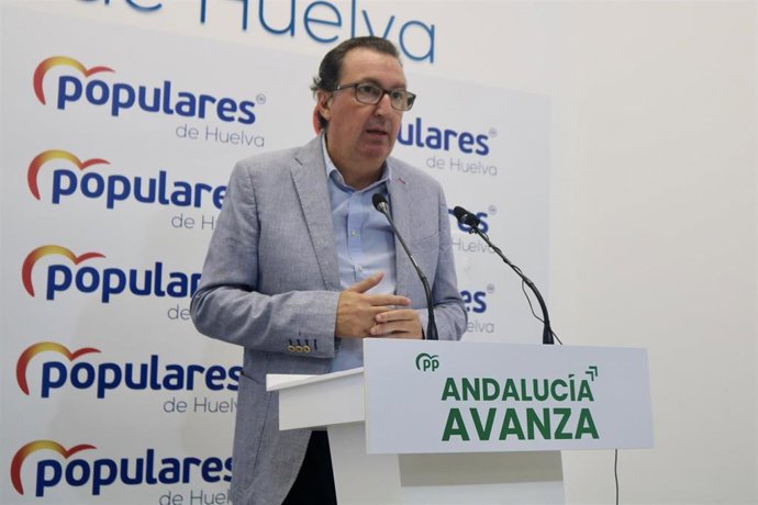 El presidente del PP de Huelva, Manuel Andrés González.