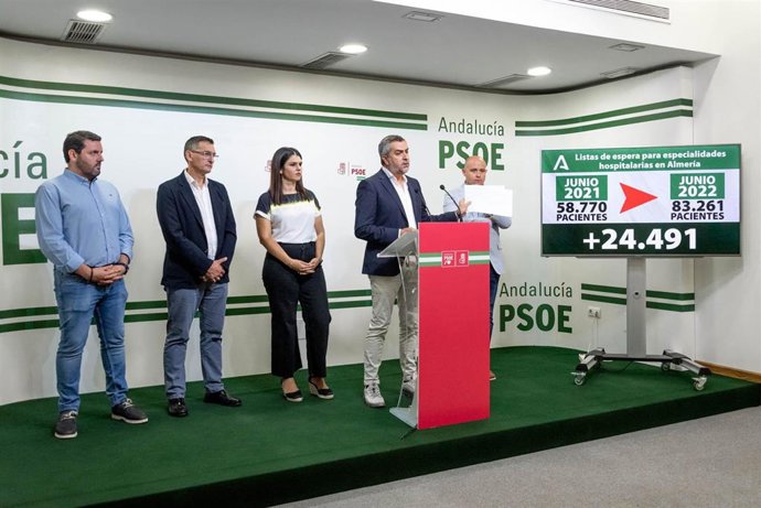 Juan Antonio Lorenzo (PSOE), en rueda de prensa