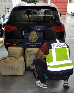 Dorga incautada por los agentes