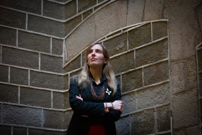 Archivo - La consellera d'Acció Exterior i Govern Obert de la Generalitat, Victria Alsina